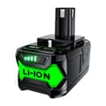Miniatyrbillede 1 af 2: 9000mAh Batteri til Ryobi Værktøj, 18V Li-Ion, Højkapacitetsmulighed,2 stk 9,0 Ah batteri