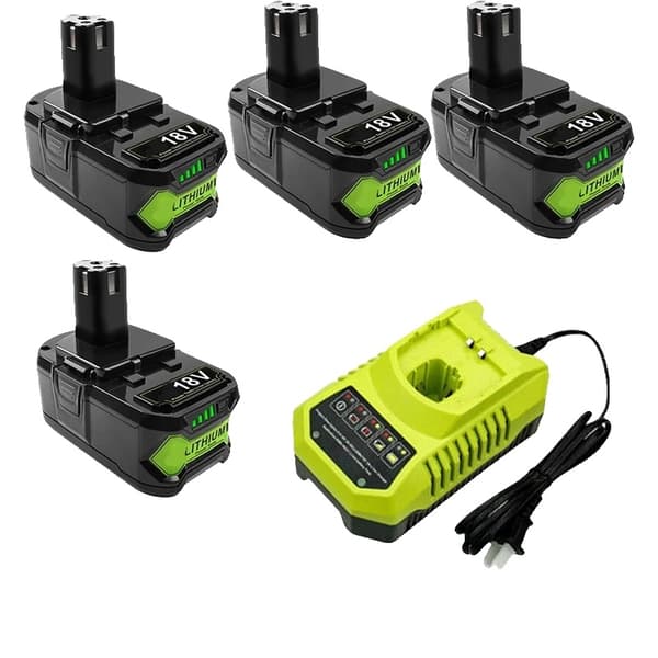 RYOBI P108 Akun, 18V Litium-Ioni, useita kapasiteettivaihtoehtoja,3 akkua
