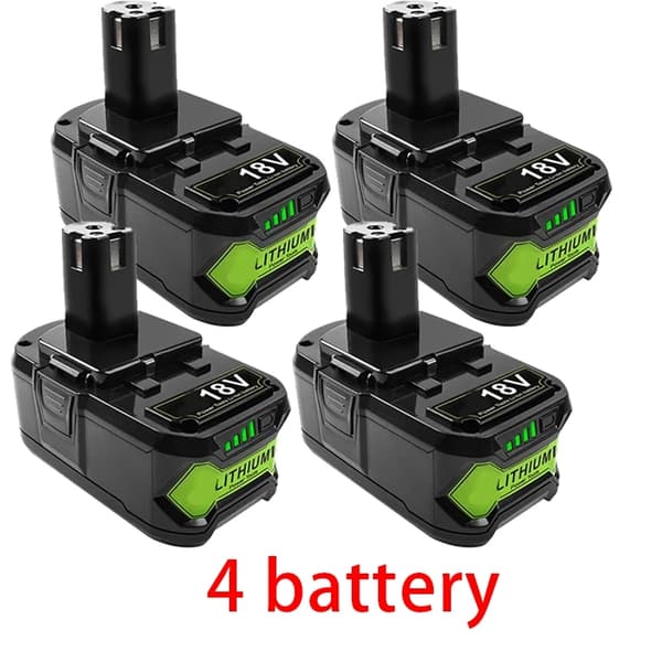 RYOBI P108 Akun, 18V Litium-Ioni, useita kapasiteettivaihtoehtoja,3 akkua