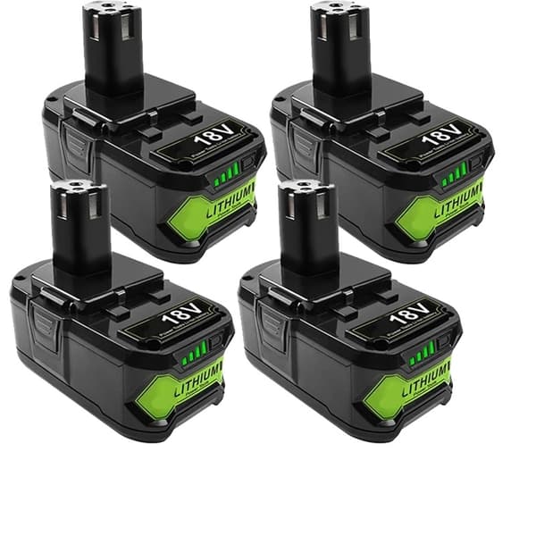 RYOBI P108 Akun, 18V Litium-Ioni, useita kapasiteettivaihtoehtoja,3 akkua