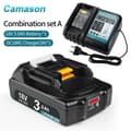 Miniatyrbild 2 av 2: Camason 18V Li-ion-batteri, 3Ah kapacitet, inbyggd BMS,3Ah SetA
