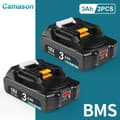 Miniatyrbild 2 av 2: Camason 18V Li-ion-batteri, 3Ah kapacitet, inbyggd BMS,3Ah SetA