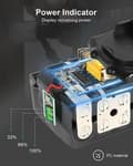 Miniatyrbillede 3 af 5: Makita 18V Batteri, 6Ah Kapacitet, Lithium-Ion Teknologi,2 stk 6Ah