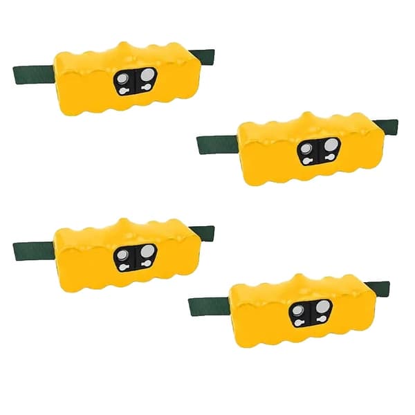 iRobot Roomba Erstatningsbatteri, 5000mAh Kapacitet, Kompatibel med Flere Modeller,4 stk 5000mAh