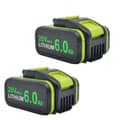 Miniatyrbild 1 av 2: Powtree 20V Ersättningsbatteri, 6000mAh Kapacitet, Kompatibelt med Flera Enheter,2PACK 6.0Ah