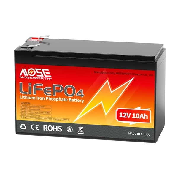 12V Lithium Jern Fosfat Batteri, Indbygget BMS, Lang Cyklusliv,12V 30Ah