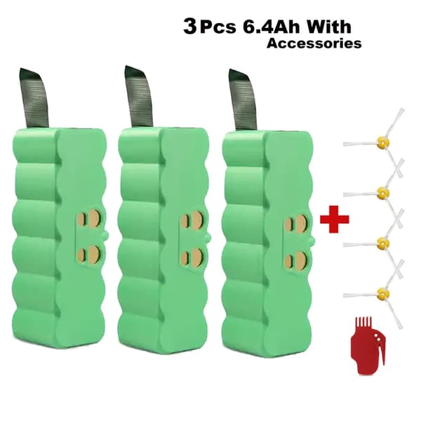 Li-ion akku iRobot Roomballe, 14.4V, 6400mAh kapasiteetti,2 kpl Li-ion akku