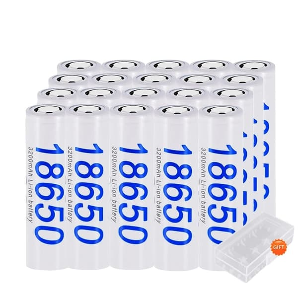 PALO 18650 Lithiumbatteri, 3200mAh kapacitet, 3.7V spænding,28 stk. batteri, 3,7V
