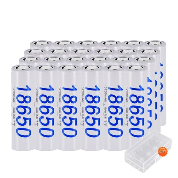 PALO 18650 Lithiumbatteri, 3200mAh kapacitet, 3.7V spænding,28 stk. batteri, 3,7V
