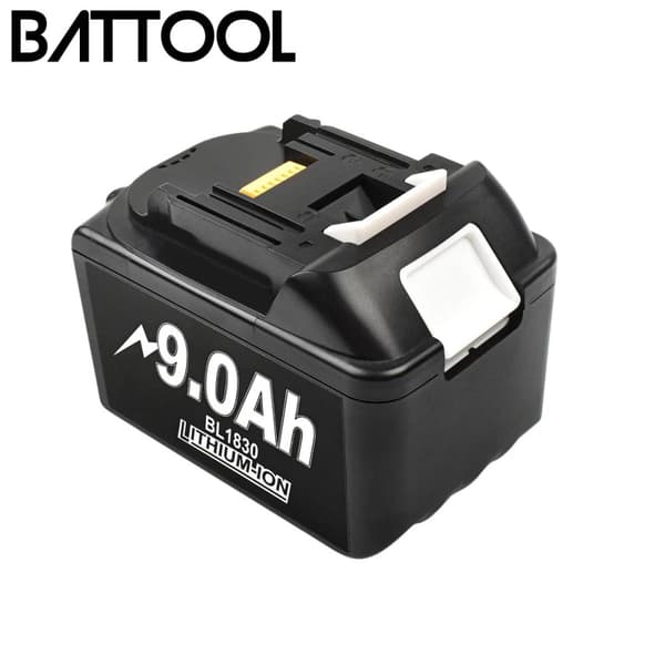 Ersättningsbatteri, 18V, 9000mAh, CE-certifierat,2st, 18V