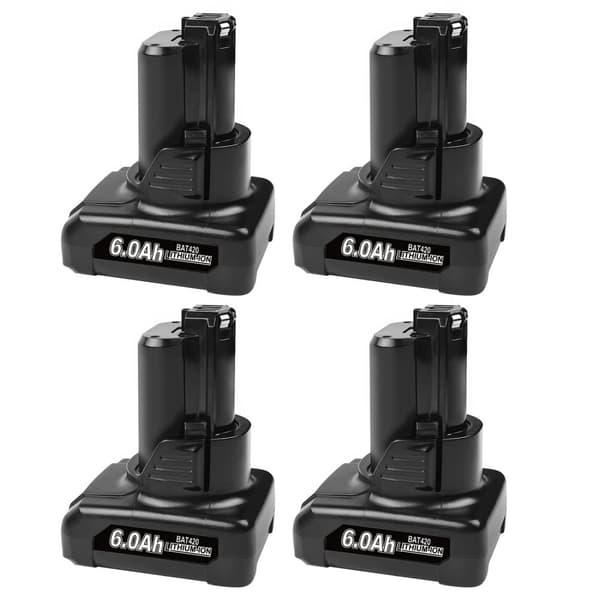 Genopladeligt batteri til Bosch, 6000mAh kapacitet, kompatibelt med BAT411 BAT412,2 Pakke 6000mah