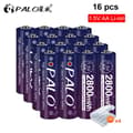 Miniatyrbillede 2 af 2: 1.5V AA Genopladeligt Lithiumbatteri, 2800mWh Kapacitet, Effektiv Opladningsindikator,12 stk.