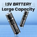 Miniatyrbillede 5 af 10: PALO Genopladelig Batterioplader, LCD Skærm, 8 Pladser, Inkluderer AA & AAA Batterier,12AA AAA
