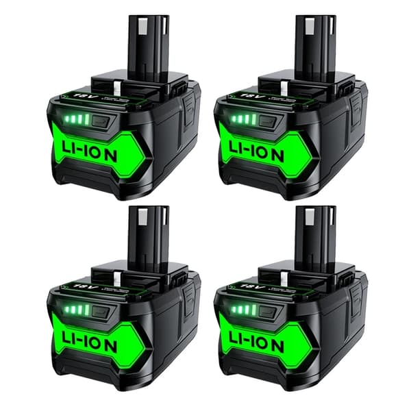 Ryobi ONE+ 18V Li-ion Batteri, 9000mAh Kapacitet, Hurtigopladning,1STK 9,0AH