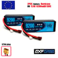Miniatyrbillede 2 af 2: DXF Lipo-batteri, 11,4V spænding, 9200mAh kapacitet,3PCS3S9200130CXT90