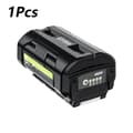 Miniatyrbild 2 av 2: Ersättningsbatterier för Ryobi OP4050, 6000mAh kapacitet, 40V Li-Ion,2 st 6000mAh