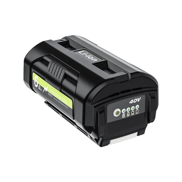 Ersättningsbatterier för Ryobi OP4050, 6000mAh kapacitet, 40V Li-Ion,2 st 6000mAh 1PCS 6000mAh