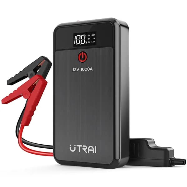 Auton käynnistysakku, 8000mAh kapasiteetti, LED-valotoiminto,Jstar Ilma