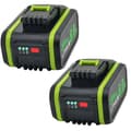 Miniatyrbillede 1 af 2: Worx 20V Batteri, 6000mAh Kapacitet, Kompatibel med Flere Værktøjer,2 stk.