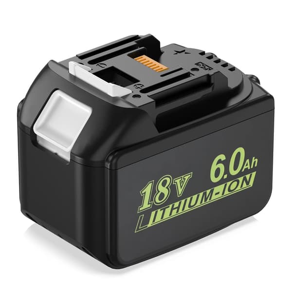 18V Li-ion batteri, kapaciteter på 3,0Ah og 6,0Ah, bred værktøjskompatibilitet,18V, 1STK 18V 6.0AH
