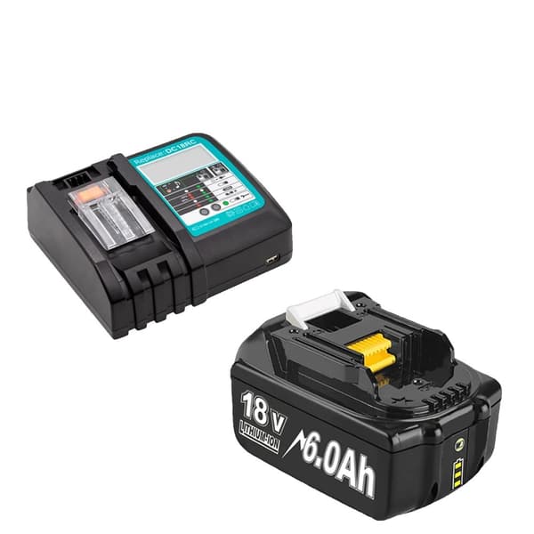 Vaihtobatteri, 6000mAh kapasiteetti, 18V Li-ion teknologia,1 Akun 1 Laturi