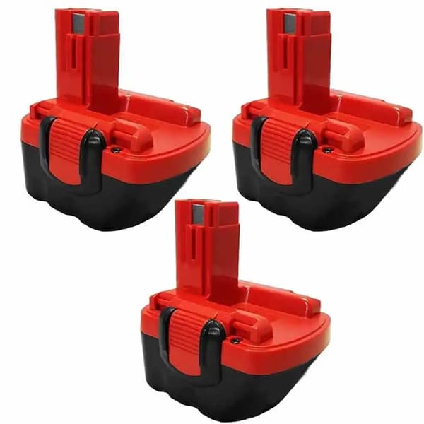 Ersättningsbatteri för Bosch-verktyg, 3500mAh kapacitet, kompatibelt med flera modeller,3-pack 3500mAh