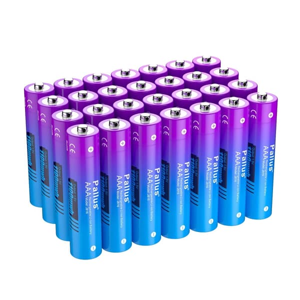 Genopladeligt lithium-ion batteri, 1100mWh kapacitet, 1.5V udgang,24PC batteri, 1,5V