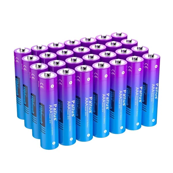 Genopladeligt lithium-ion batteri, 1100mWh kapacitet, 1.5V udgang,24PC batteri, 1,5V