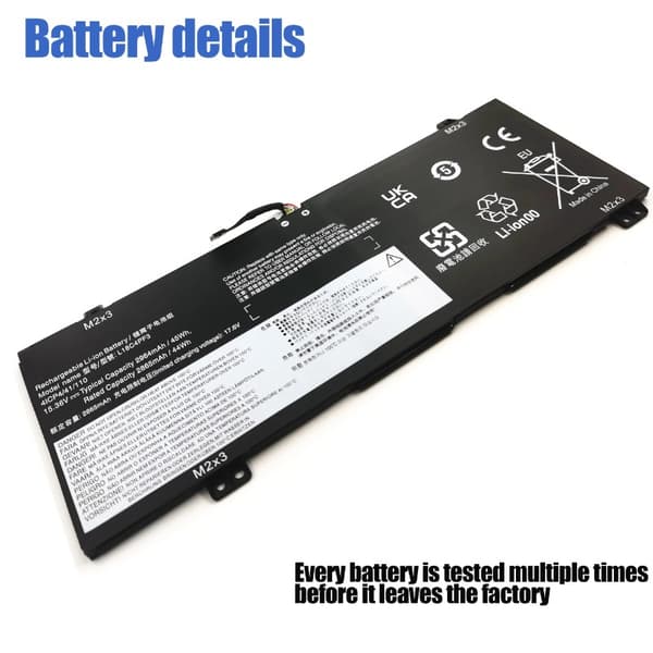 Lenovo bærbar computerbatteri, 15,36V spænding, Li-Polymer type,L18C4PF3