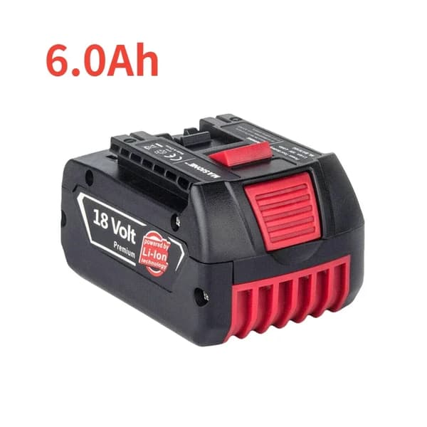 18V uppladdningsbart batteri, 6,0Ah kapacitet, litiumjonteknik,1 FÖRPACKNING 6.0AH