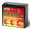 Miniatyrbillede 2 af 2: 12V LiFePO4-batteri, 25Ah kapacitet, letvægtsdesign,12V 25Ah