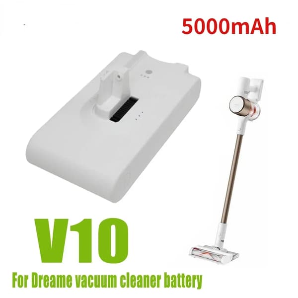 Vaihtobatteri Dreame-imurille, 5000mAh kapasiteetti, 25.2V jännite,V10