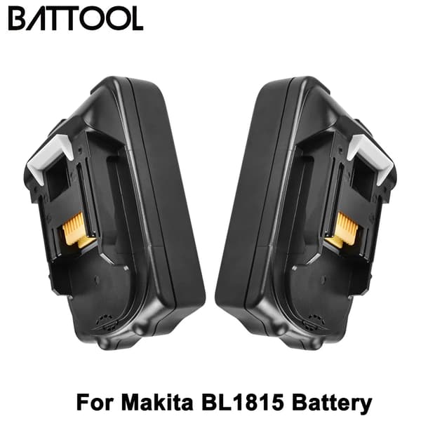 BATTOOL Vara-akku, 3000mAh kapasiteetti, yhteensopiva BL1815/BL1820/BL1830 kanssa,2 pakkaus 3000mAh, 18 V