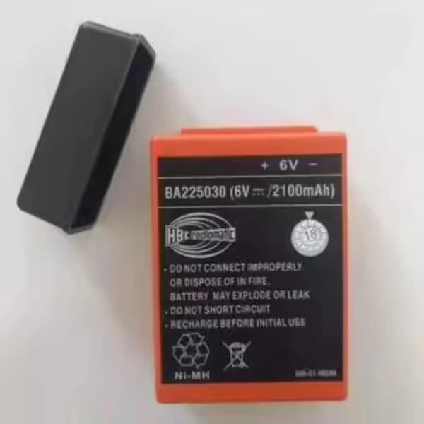 BA225030 Batteri, 6V Spænding, Tilgængelig i 2100mAh, 2500mAh, 3000mAh,2100mAh