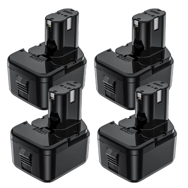 Verktygsbatteri, 3500mAh kapacitet, kompatibelt med Hitachi-modeller,4pack 3.5AH