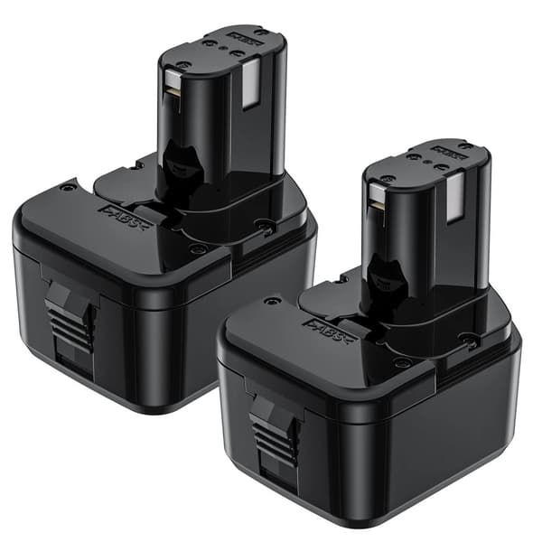 Verktygsbatteri, 3500mAh kapacitet, kompatibelt med Hitachi-modeller,2Pack 3.5AH