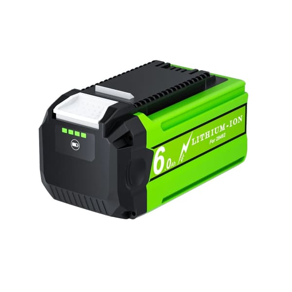 Greenworks 29462 Batteri, 6000mAh Kapacitet, Li-ion Teknologi,1 pakke 6000mAh