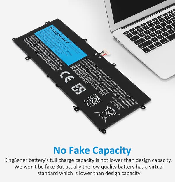 KingSener Laptopbatteri, 67WH kapacitet, 15.48V spænding, Li-Polymer type