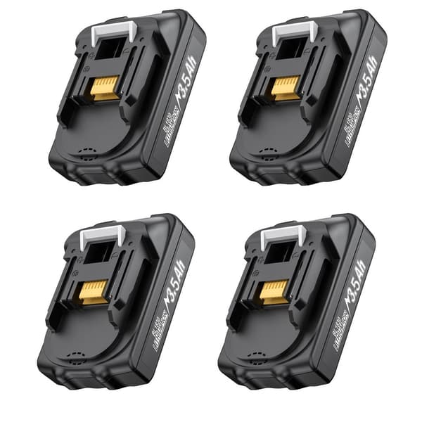 Uppladdningsbart batteri, 18V spänning, 3500mAh kapacitet,4 st 3500mAh