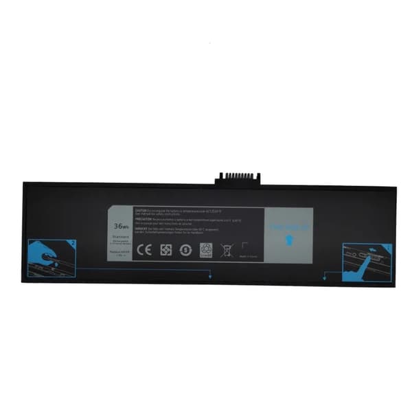 HXFHF Laptopbatteri, 7.6V spænding, 36Wh kapacitet,HXFHF 4588mAh