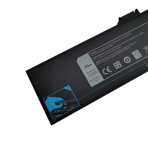HXFHF Laptopbatteri, 7.6V spænding, 36Wh kapacitet,HXFHF 4588mAh