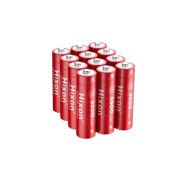 AA Lithium Genopladeligt Batteri, 3500mAh Kapacitet, Pålidelig 1.5V Udgivelse,12 stk batteri, 1,5V