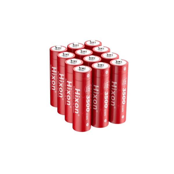 AA Lithium Genopladeligt Batteri, 3500mAh Kapacitet, Pålidelig 1.5V Udgivelse,12 stk batteri, 1,5V