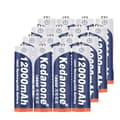 Miniatyrbillede 1 af 2: 18650 Lithium-Ion Batteri, 12000mAh Kapacitet, 16 stk Pakke,16 stk 12000mAh