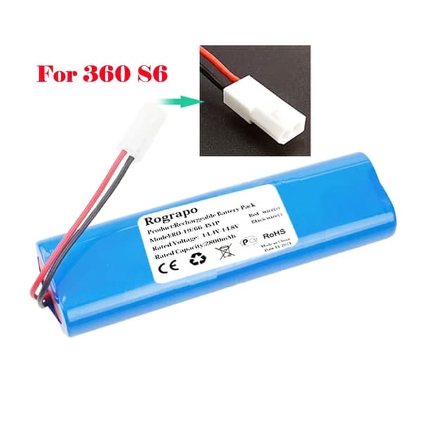 Li-ion akkupaketti, 14.4-14.8V jännite, 2800mAh kapasiteetti,S6 - 2800 mAh