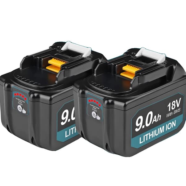 9Ah Li-ion-batteripack, 8C urladdningshastighet, inbyggd BMS,2 st 9Ah batteri