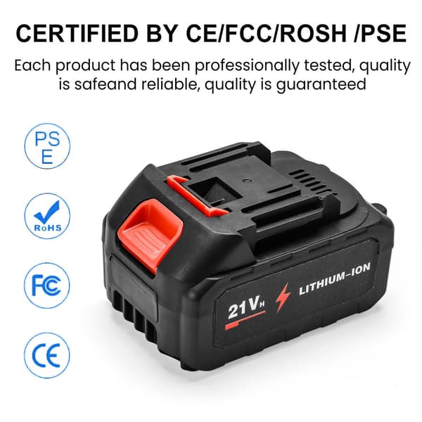 Kompatibelt litiumjonbatteri, 1300mAh per cell, 2X10-cellkonfiguration,2X10Cell Batteri