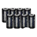 Miniatyrbillede 1 af 2: Genopladelige D-størrelse batterier, 8000mAh kapacitet, CE-certificeret,8 stk. batteri
