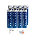 Pikkukuva 1 / 2: PALO AA Li-ion Akka, Korkea Kapasiteetti 3600mWh, USB-ladattava,12KPL, 1,5V