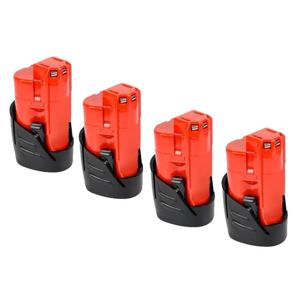 Ersättningsbatteri för M12-verktyg, 3000mAh kapacitet, NI-MH-teknik,4 Picec